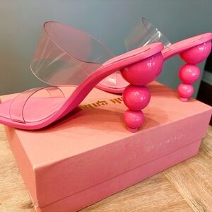 Cult Gaia Vita Sandals (Leather Sole)  - NEVER WORN!